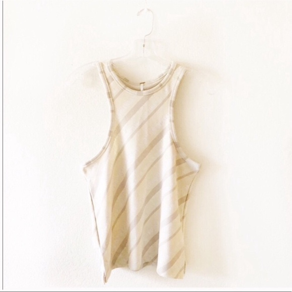 Free People Sideless Stripe Racerback Tank